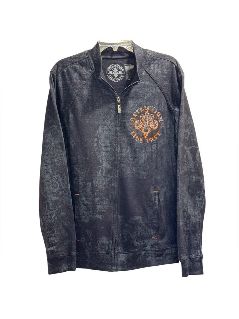 Affliction Mens Long Sleeve Jacket Medium
